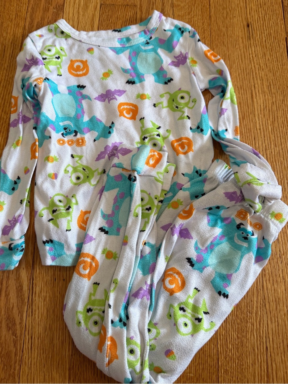 Toddler Monster’s Inc Halloween Pajamas 5T